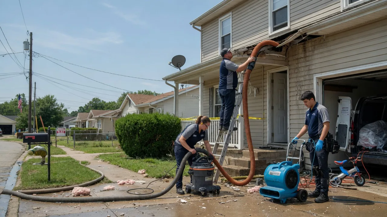 Water Damage Restoration in De Soto, IL near me